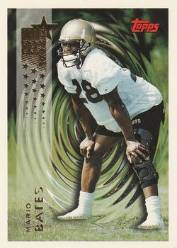 Mario Bates New Orleans Saints 1994 Topps NFL Rookie Card - Draft Pick #376